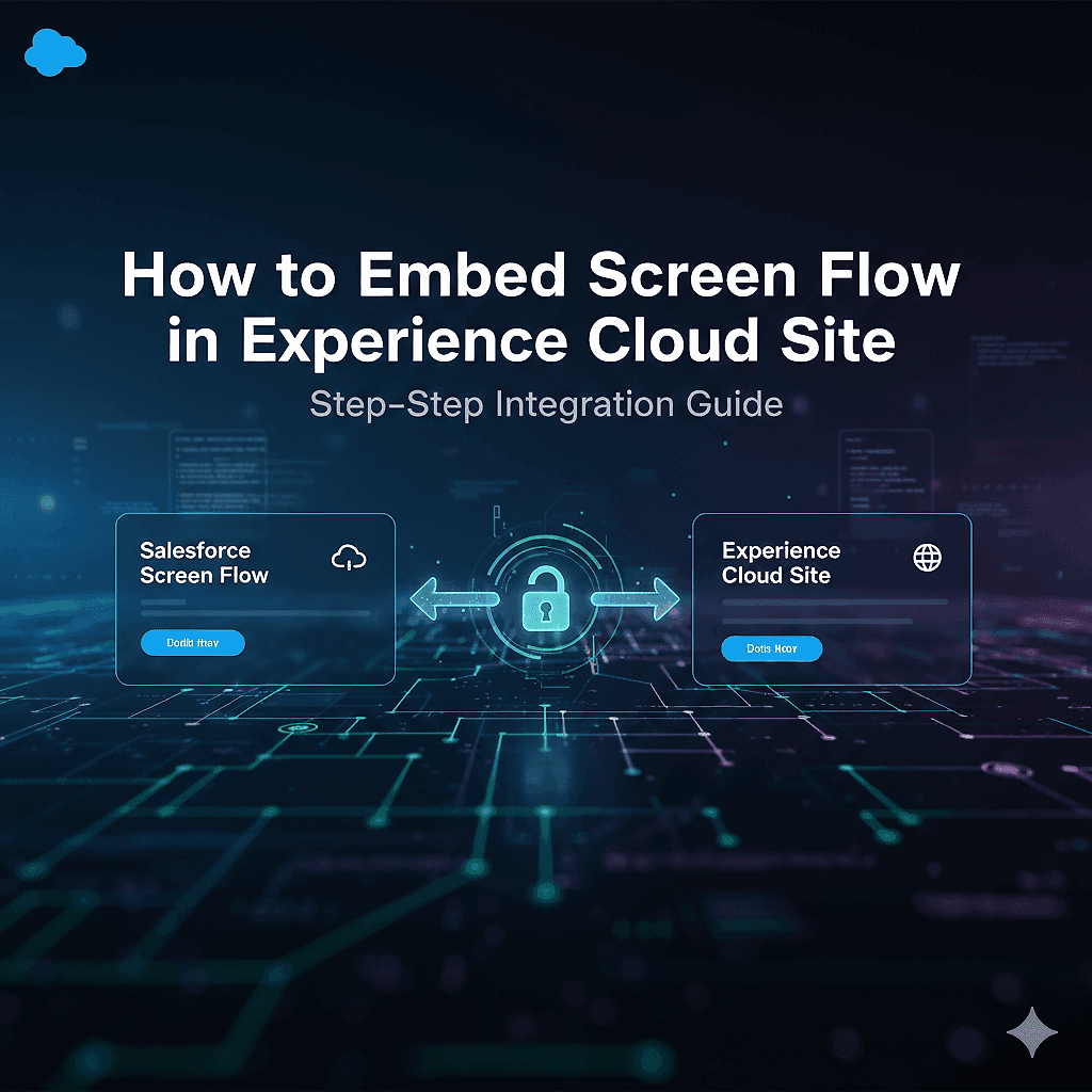How to Embed Screen Flow in Experience Cloud Site