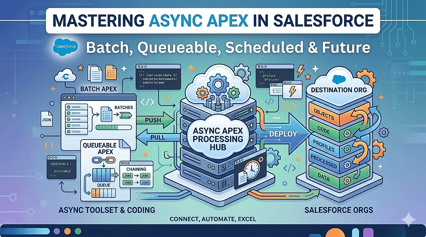 Mastering Async Apex in Salesforce: Batch, Queueable, Scheduled & Future